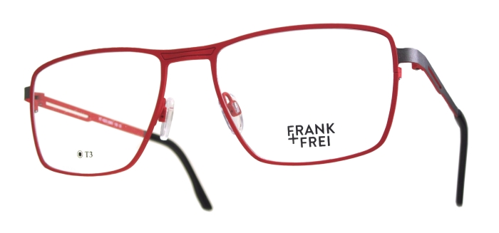 Brillenfassung aus Metall von FRANK+FREI FRANK+FREI Brillenfassung aus Metall rot